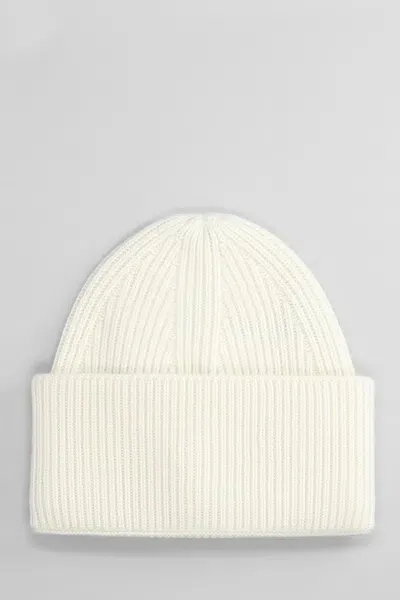 Laneus Hats In White Cashmere