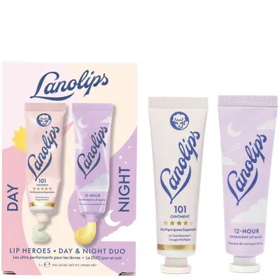 Lanolips Lip Heroes Day And Night Duo In White