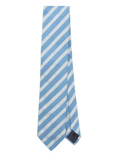 Lanvin Band Tie Accessories In Blue