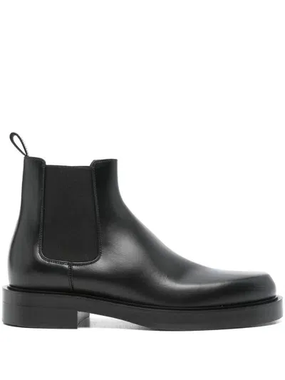 Lanvin Banjo Ankle Boots In Black