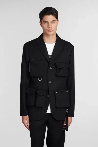 Lanvin Blazer In Black Wool