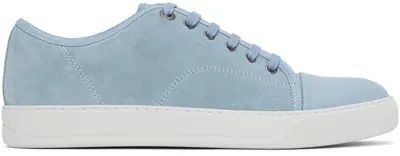 Lanvin Dbb1 Suede Sneakers In Cornflower