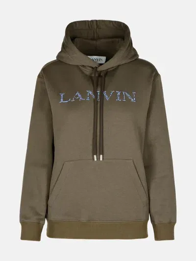 Lanvin Brown Cotton Sweatshirt