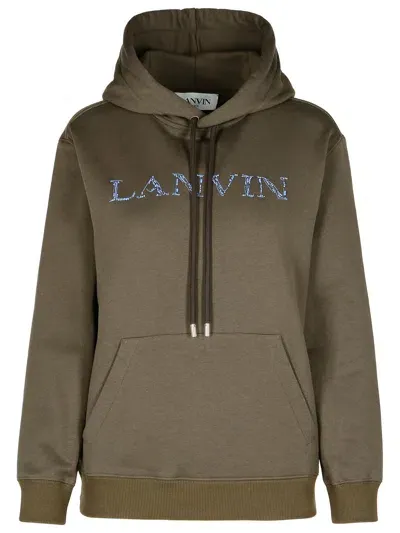 Lanvin Brown Cotton Sweatshirt