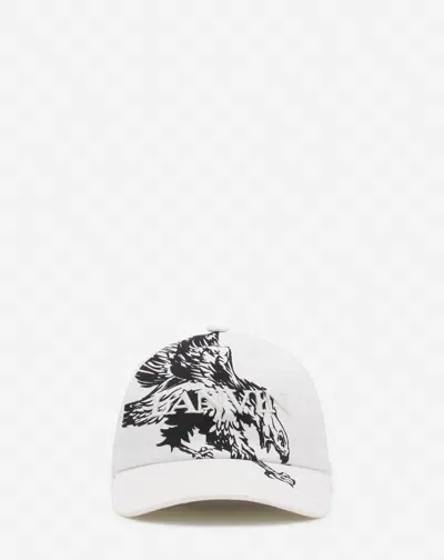 Lanvin Casquette Aigle  X Future En Coton Pour Homme In Off White / Black