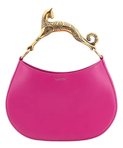 Lanvin Cat Hobo Bag In Pink