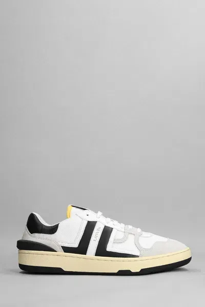 Lanvin Clay Low Top Sneakers In White