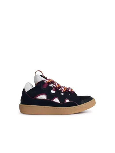 Lanvin 'curb' Black Lear Blend Sneakers