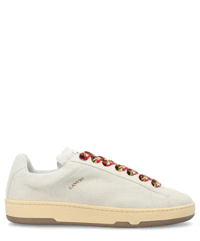 Lanvin Curb Lite Sneakers In White