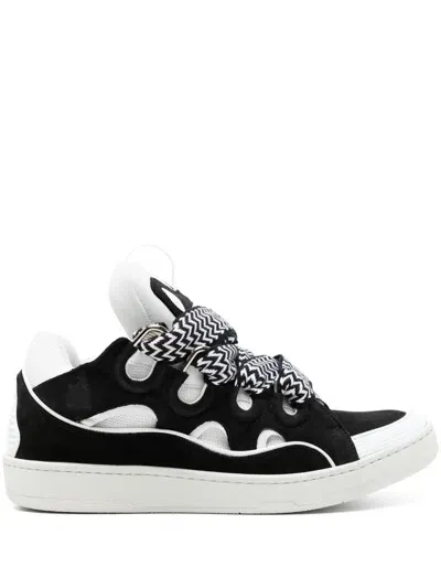 Lanvin Curb Sneakers In Black