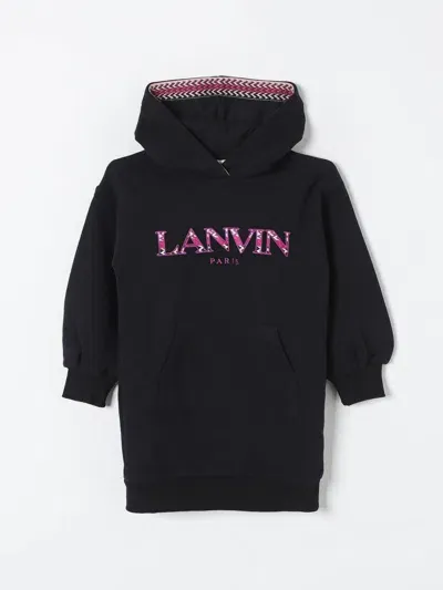 Lanvin Dress  Kids Color Black In Schwarz