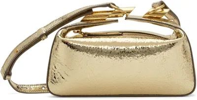 Lanvin Gold Haute Séquence Clutch In Gray