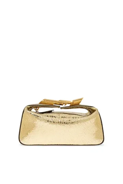 Lanvin Haute Sequences Shinny Tote Bag In Gold