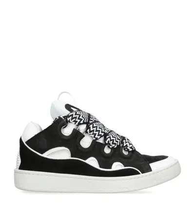 Lanvin Leather Skate Sneakers In Multi