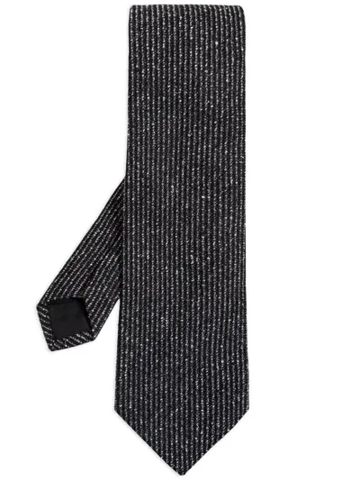 Lanvin Lurex Detailed Tie In Black