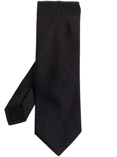 Lanvin Lurex Detailing Tie In Black