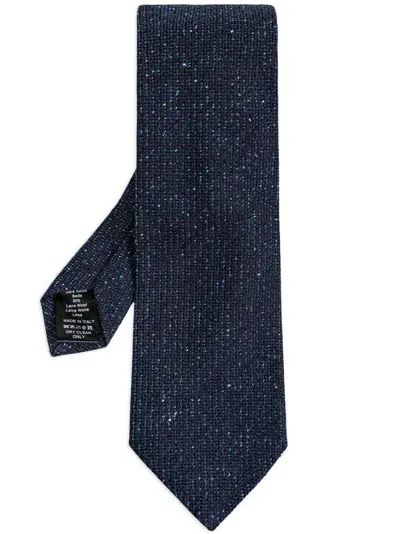 Lanvin Lurex Detailing Tie In Blue