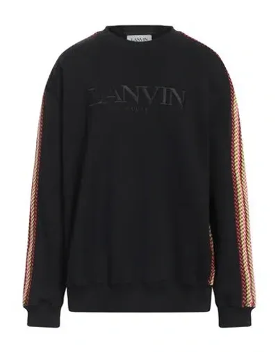 Lanvin Black Cotton Oversize Swetshirt