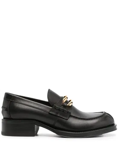 Lanvin Loavers In Black