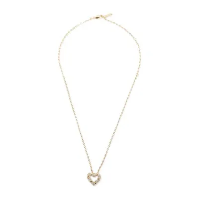 Lanvin Melodie Heart Necklace In Gold