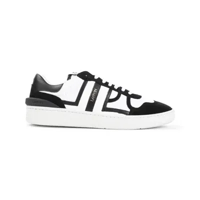 Lanvin Men's Clay Sneakers With Nylon In White