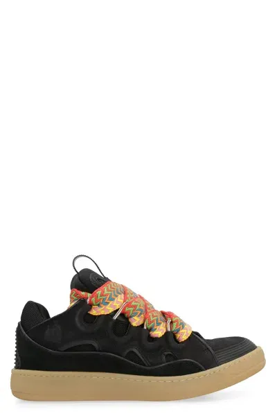 Lanvin Curb Sneakers In Black