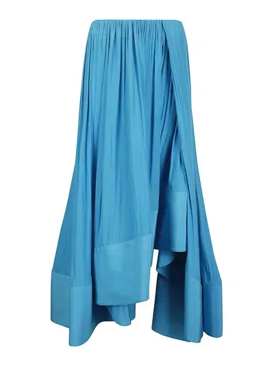 Lanvin Midi Skirt In Blue