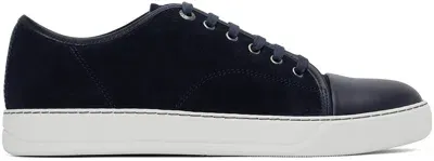 Lanvin Navy Dbb1 Sneakers In 29 Navy Blue