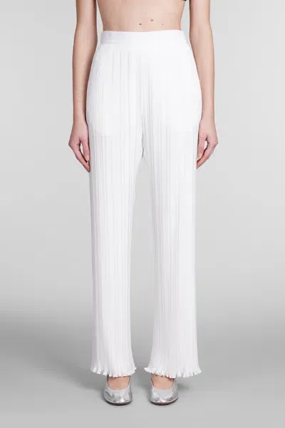 Lanvin Pants In White Polyester