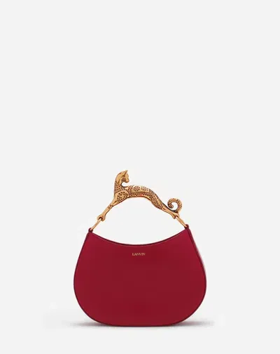 Lanvin Sac Hobo Cat En Cuir Pour Femme In Gold