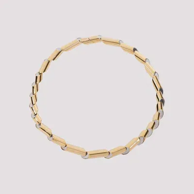 Lanvin Statement Metallic Necklace For Women In Gold Silver