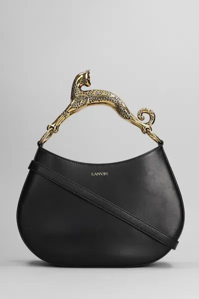 Lanvin Shoulder Bag In Black Leather