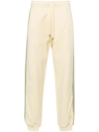 Lanvin Side Curb Track Pants In Neutrals