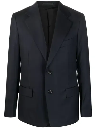 Lanvin Single-breasted Button-fastening Blazer In Blau