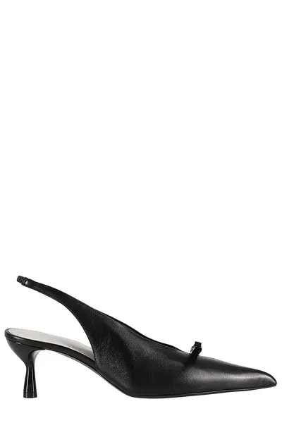 Lanvin Sling Back In Black