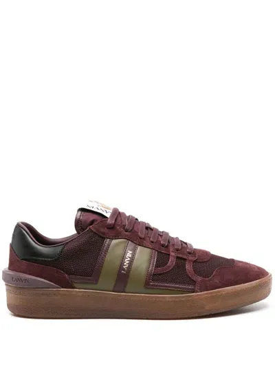 Lanvin Sneakers In 3940 Burgundy/green