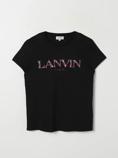 Lanvin Kids' T-shirt  Kinder Farbe Schwarz