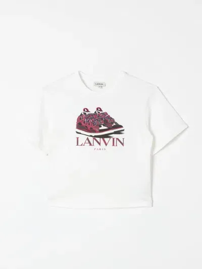 Lanvin T-shirt  Kids Color White In Weiss