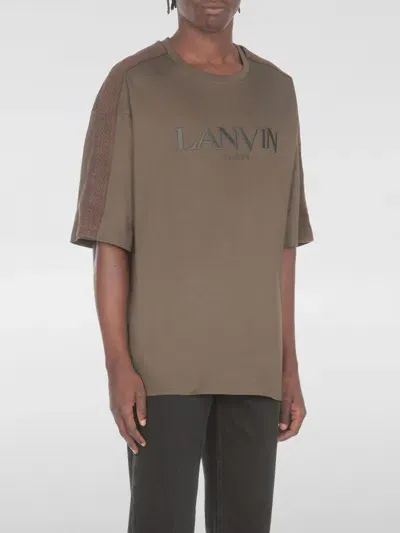 Lanvin T-shirt  Men Color Black In Schwarz