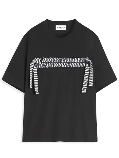 Lanvin T-shirts And Polos Black