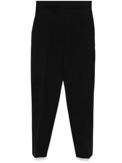 Lanvin Tapered Trousers In Black