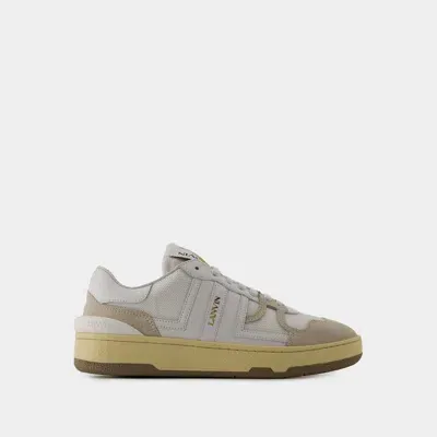 Lanvin Tennis Low Top Sneakers In White