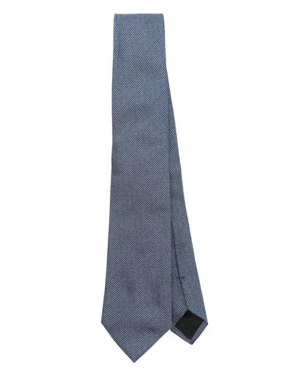 Lanvin Tie 8x150 Accessories In Blue