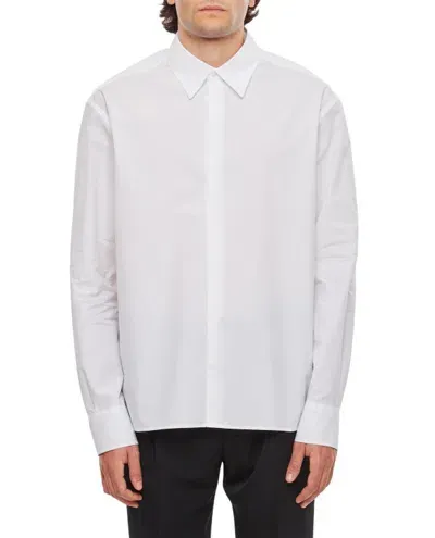 Lanvin Cotton Poplin Shirt In Multicolor