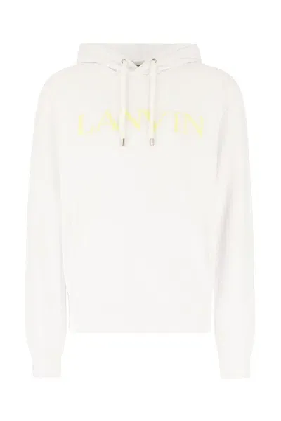 Lanvin White Cotton Sweatshirt In 01