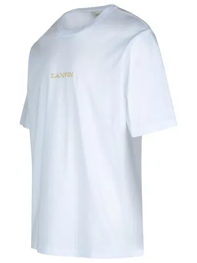 Lanvin White Cotton T-shirt