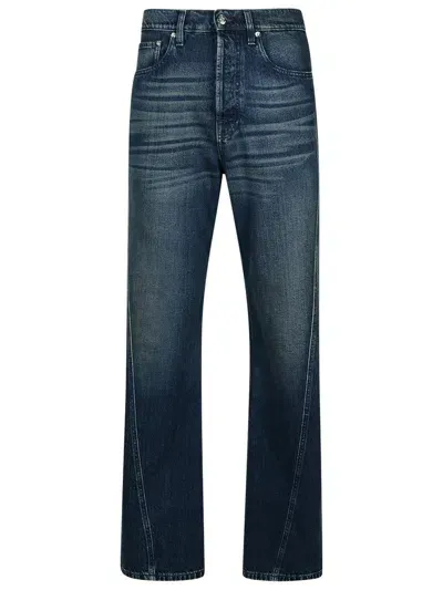 Lanvin Wide Leg Jeans In Blue