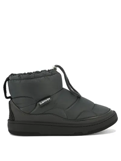 Lanvin Gray Curb Snow Boots In Grey