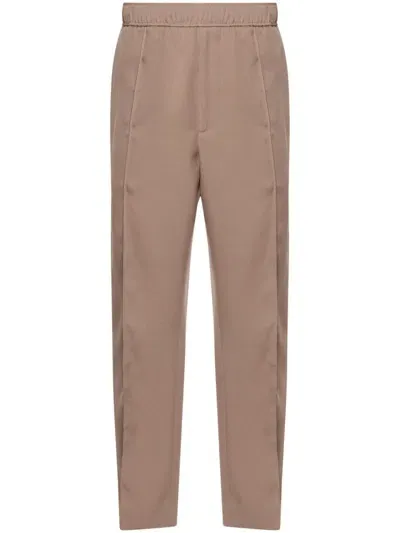 Lanvin Wool Trousers In Brown