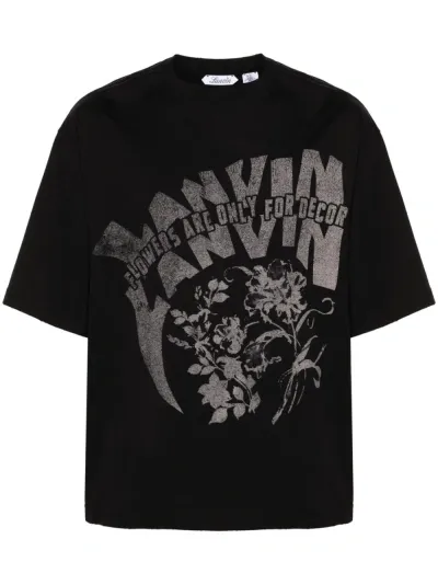 Lanvin X Future Graphic-print T-shirt In Black